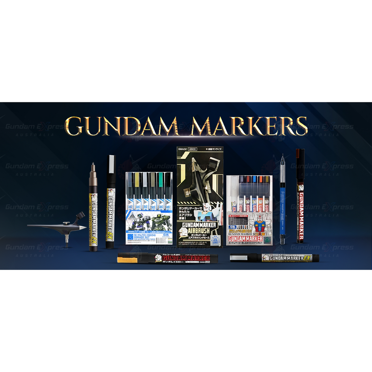 Gundam Marker: Black (Fine-tip for panel lines) (Renewal)