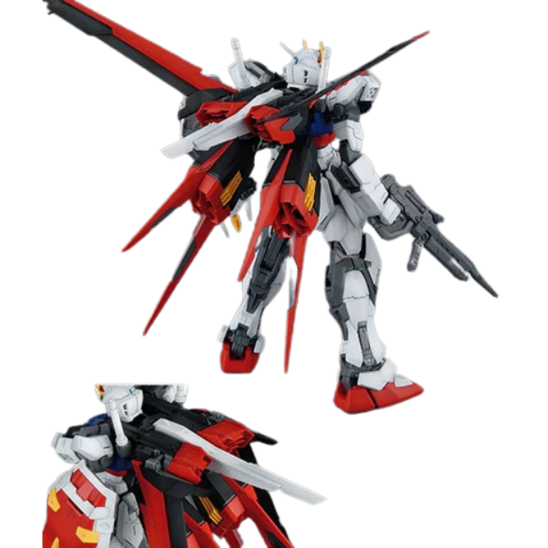 Gundam Express Australia Bandai 1/100 MG Aile Strike Gundam Ver.RM back pose and sme details