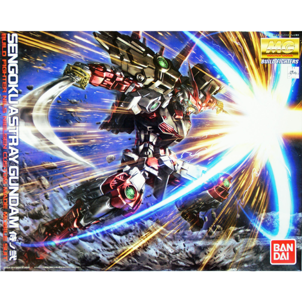 Gundam Express Australia Bandai 1/100 MGBF Sengoku Astray Gundam package artwork