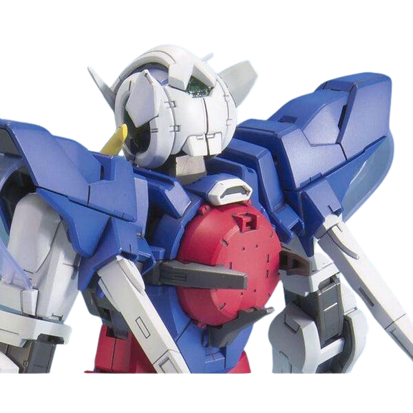 Bandai 1/100 MG Gundam Exia-Celestial Being Mobile Suit view on back focus details 2