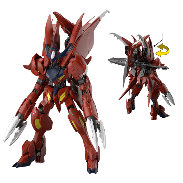 Gundam Express Australia Bandai 1/144 HG Gundam Amazing Barbatos Lupus (Gundam Build Series) front and rear view