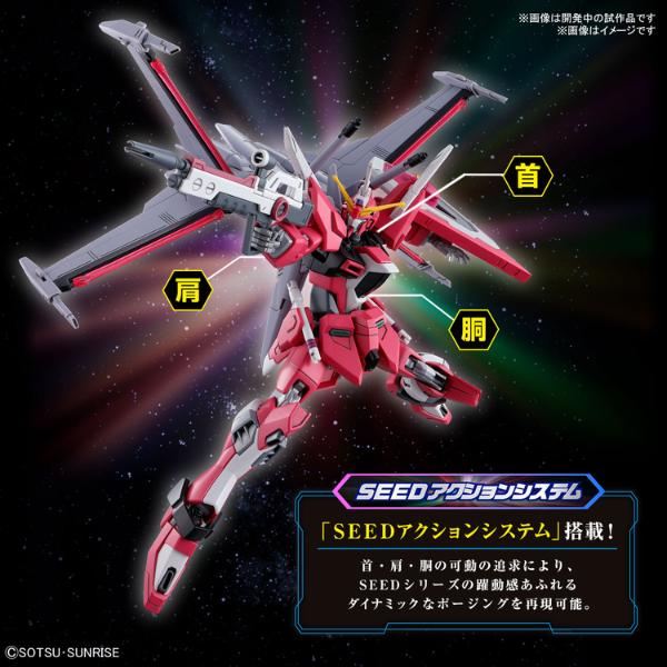 Gundam Express Australia Bandai 1/144 HG Infinite Justice Gundam Type II (Gundam SEED Freedom) with background