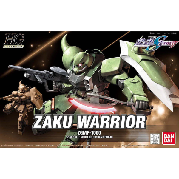 Gundam Express Australia Bandai 1/144 HG Zaku Warrior package artwork
