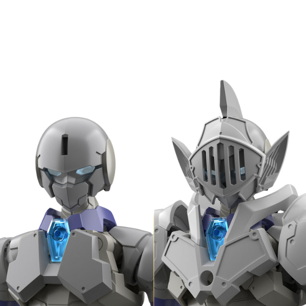 Gundam Express Australia Bandai 30MF Liber Knight  head details