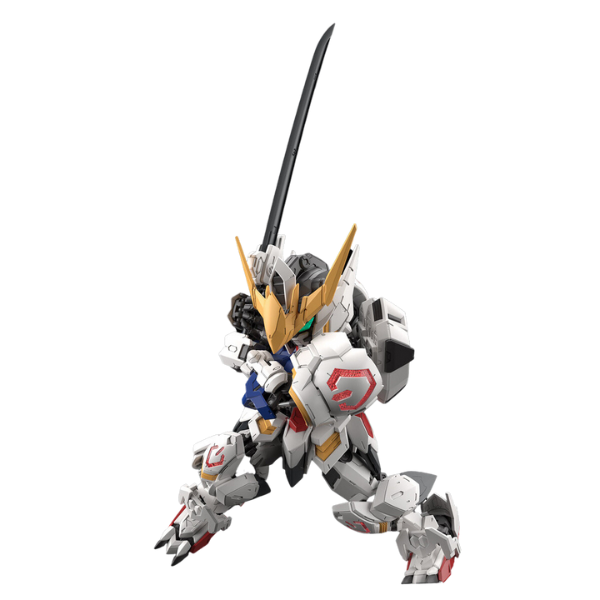 Gundam Express Australia Bandai MGSD Gundam Barabatos (Mobile Suit Gundam: Iron-Blooded Orphans) action pose with sword