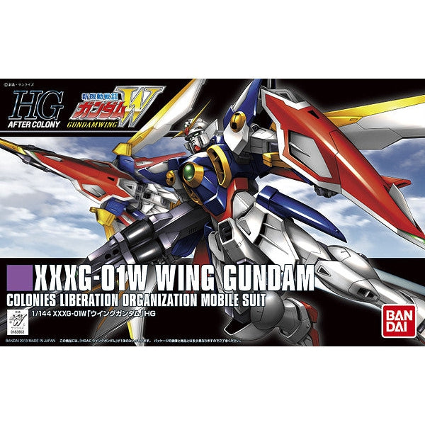 Gundam Express Australia Bandai 1/144 HGAC XXXG-01W Wing Gundam package artwork