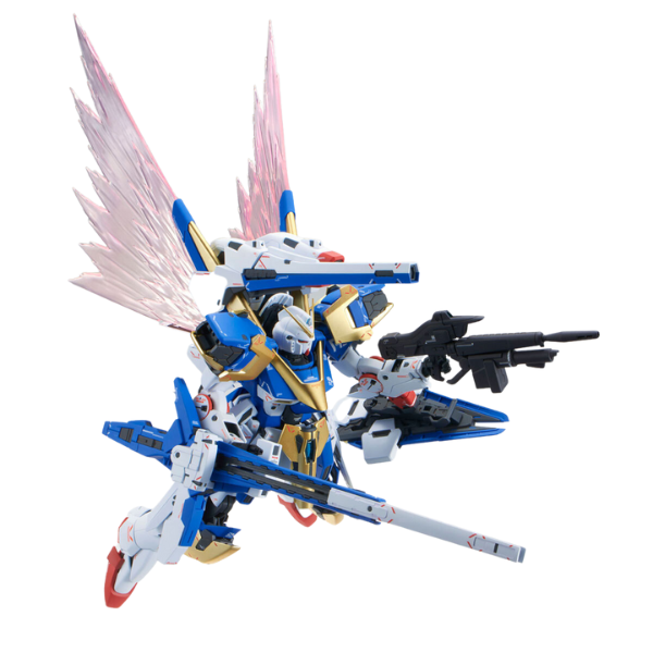 Gundam Express Australia P-Bandai 1/100 MG Victory Two Assault Buster Gundam Ver.Ka action poses with wings