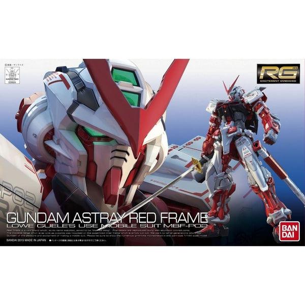 Bandai 1/144 RG Gundam Astray Red Frame Lowe Guele's Use Mobile Suit MBF-P02 package art