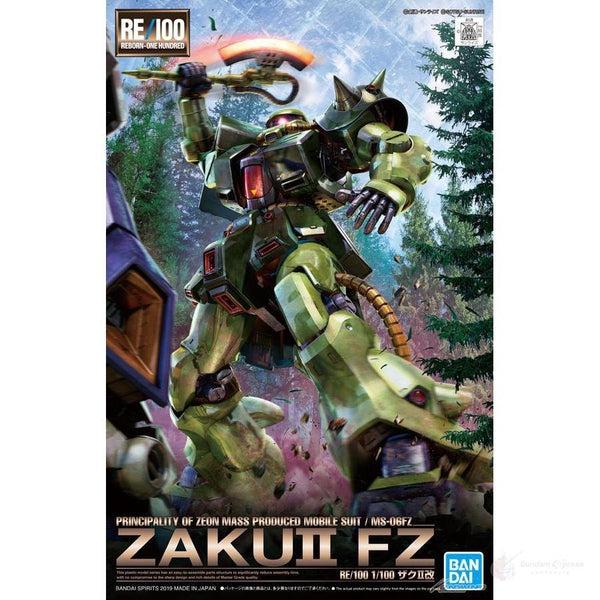 Bandai 1/100 RE MS-06FZ Zaku II Kai package art