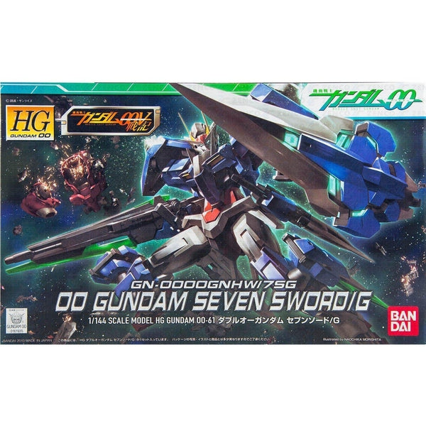 Bandai 1/144 HG 00 Gundam Seven Sword/G package art