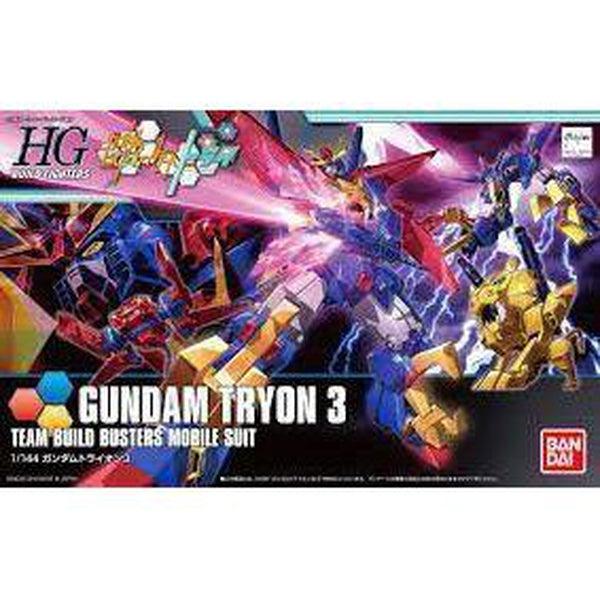 Bandai 1/144 HGBF Gundam Tryon 3 package art