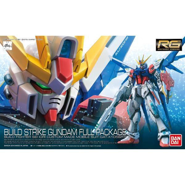 Bandai 1/144 RG Build Strike Gundam Full Package package art