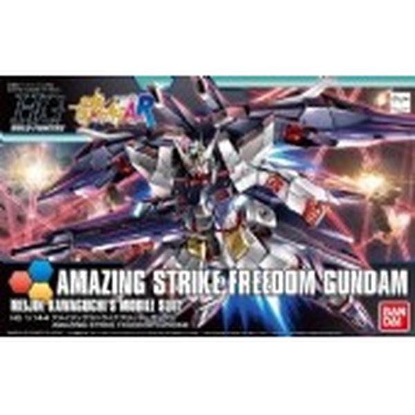 Bandai 1/144 HGBF Amazing Strike Freedom Gundam package art