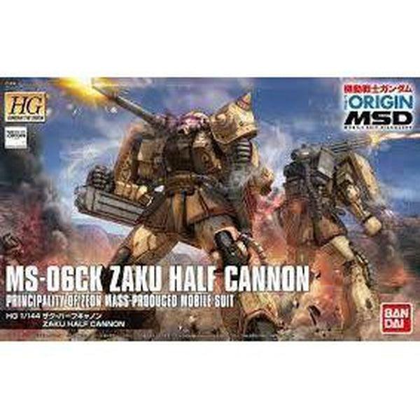 Bandai 1/144 HG MS-06CK Zaku Half Cannon package art