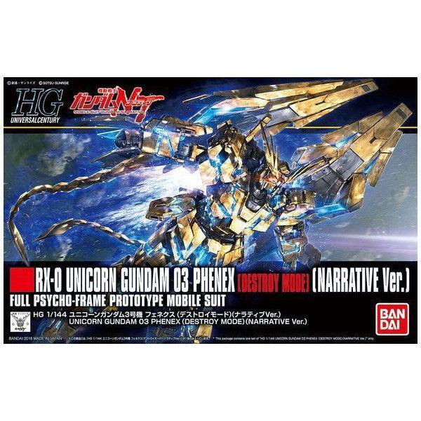 Bandai 1/144 HG Gundam Unicorn Phenex (NT Ver.) box