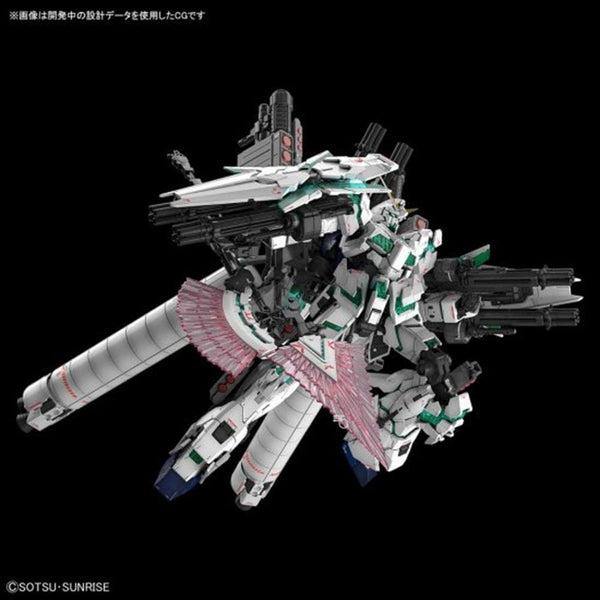Bandai 1/144 RG Full Armour Unicorn Gundam flight pose