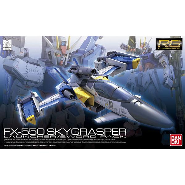 Gundam Express Australia Bandai 1/144 RG FX550 Sky Grasper Launch/Sword package artwork