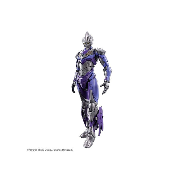 Bandai Figure-Rise Standard 1/12 Ultraman Suit Tiga Sky Action front on view.