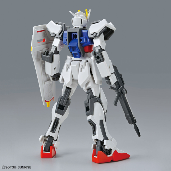 Bandai 1/144 EG Strike Gundam  rear view with shield and rifle