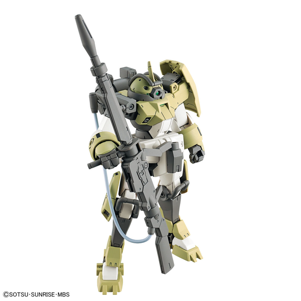Bandai 1/144 HG Chuchu's Demi Trainer action pos action pose with weapon. 