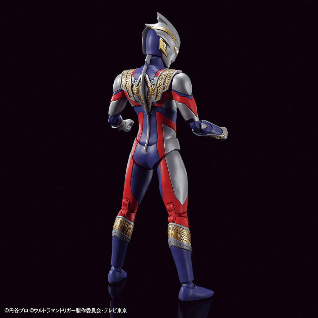 Bandai Figure-Rise Standard 1/12 Ultraman Trigger Multitype rear view.