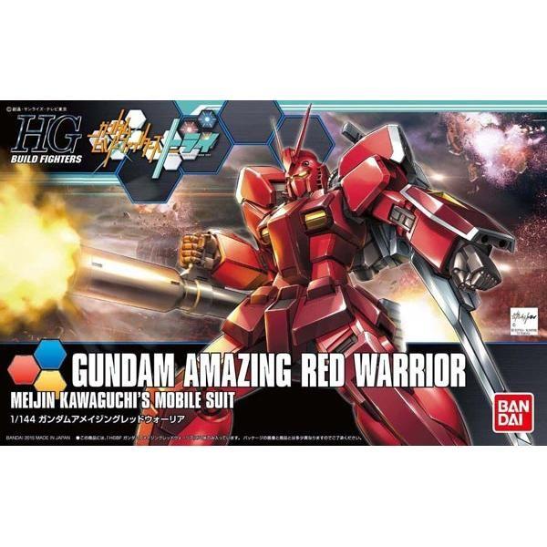 Gundam Express Australia Bandai 1/144 HG BF Gundam Amazing Red Warrior package artwork