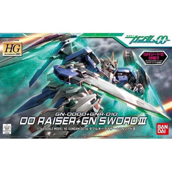 Bandai 1/144 HG 00 Raiser + GN Sword III package art