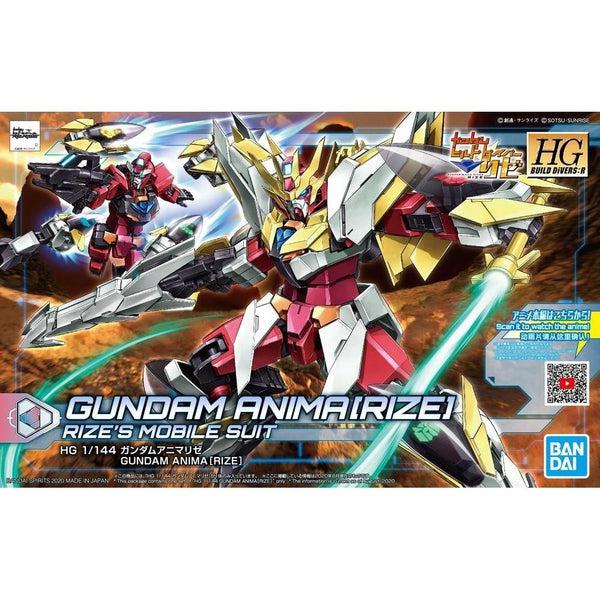 Bandai 1/144 HGBD:R Gundam Anima Rize package artwork
