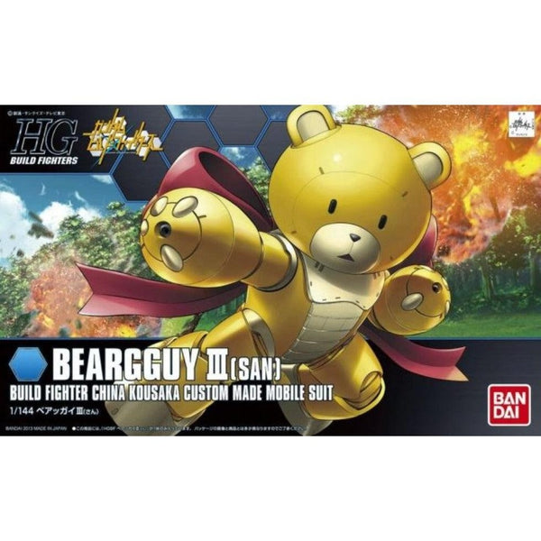 Bandai 1/144 HGBF Beargguy III (SAN) package artwork