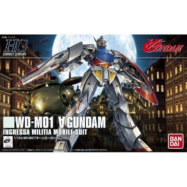 Bandai 1/144 HG WD-M01 Turn A Gundam package artwork