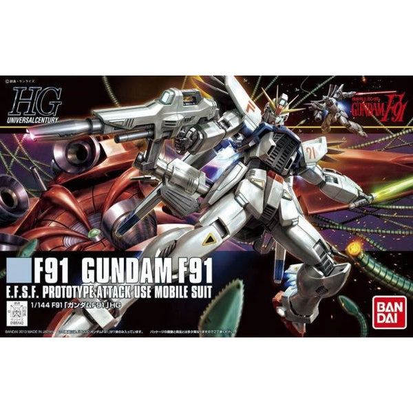 Gundam Express Australia Bandai 1/144 HGUC Gundam F91 package artwork