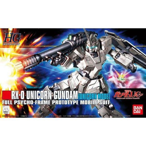 Bandai 1/144 HGUC RX-0 Unicorn Gundam (Unicorn Mode) package art