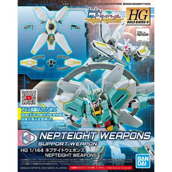 Gundam Express Australia Bandai 1/144 HGBD:R Nepteight Weapons package artwork
