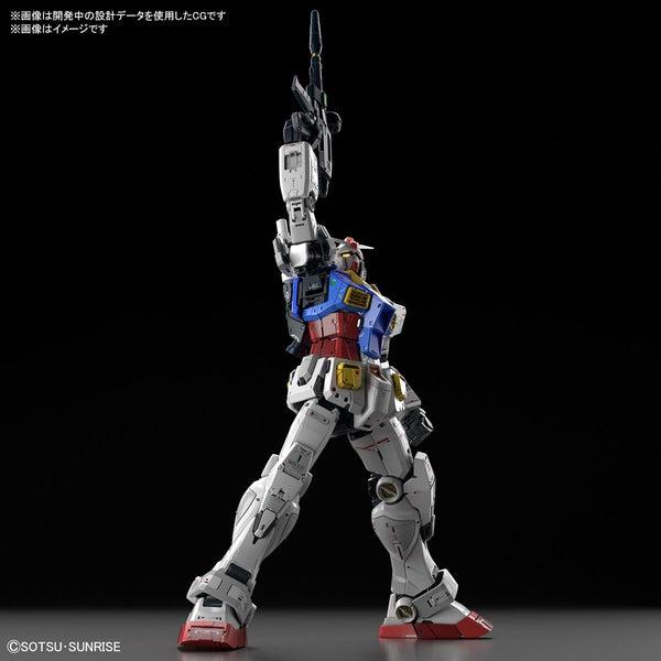 Bandai 1/60 PG Unleashed RX-78-2 Gundam victory stance with beam rifle