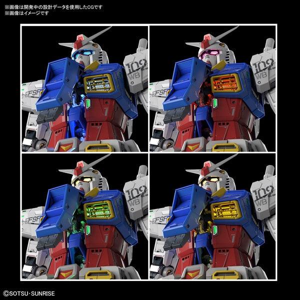 Bandai 1/60 PG Unleashed RX-78-2 Gundam lighting variations possible