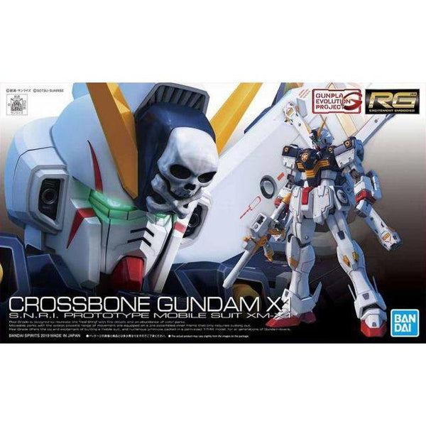 Bandai RG 1/144 XM-X1 Crossbone Gundam X1 package art