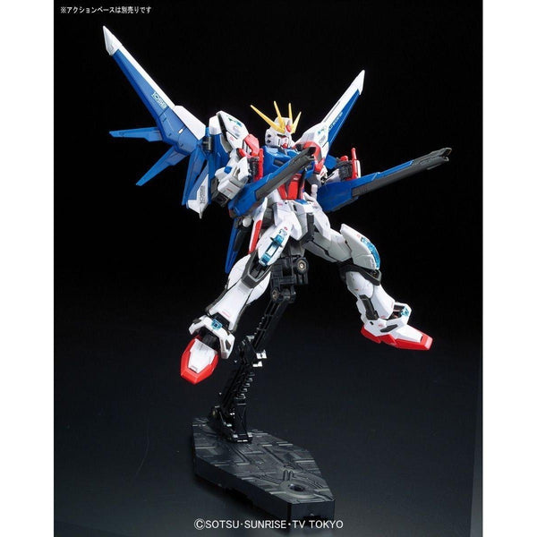 Bandai 1/144 RG Build Strike Gundam Full Package action pose 2