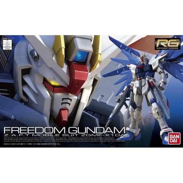 Bandai 1/144 RG ZGMF-X10A Freedom Gundam package art