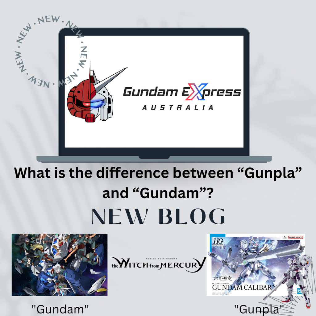 What is the difference between “Gunpla” and “Gundam”?