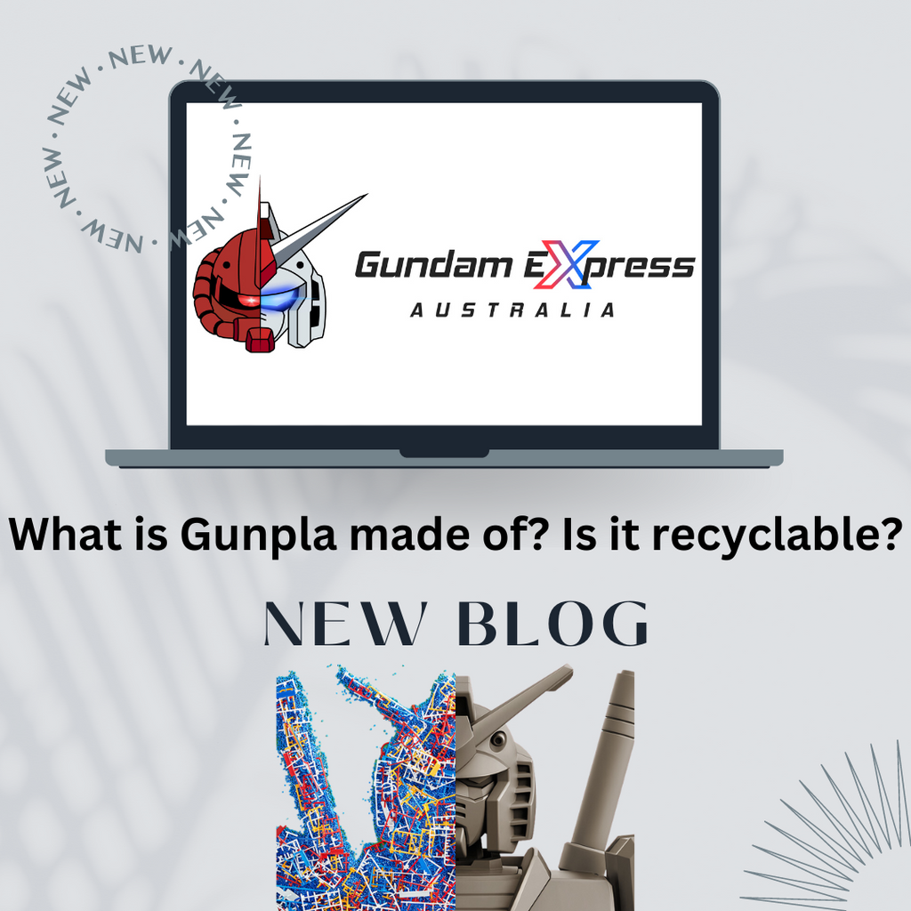 What is Gunpla made of? And is it recyclable?