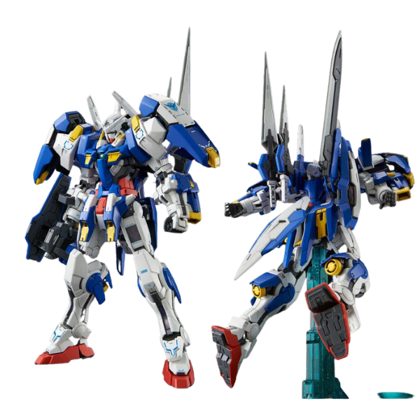 Gundam Express Australia Bandai 1/100 MG Avalanche Exia (Dash) front and back details
