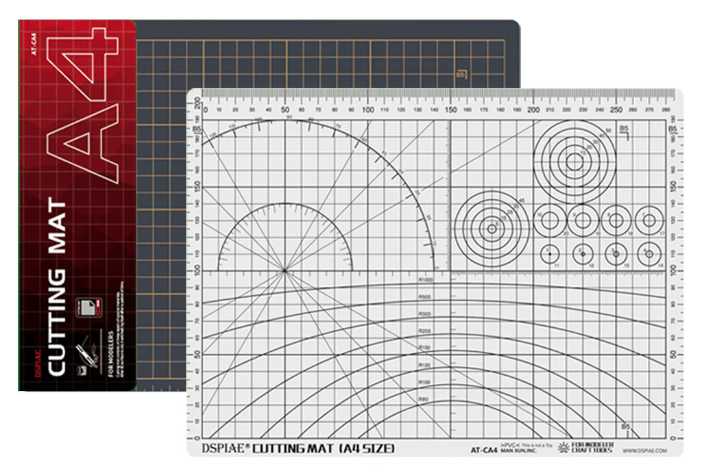 picture of dspiae a4 cutting mat - two coloured brown and off white