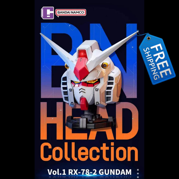 Gundam Express Australia Bandai BN Head Collection Vol.1 RX-78-2 Gundam package artwork item qualifies for free shipping
