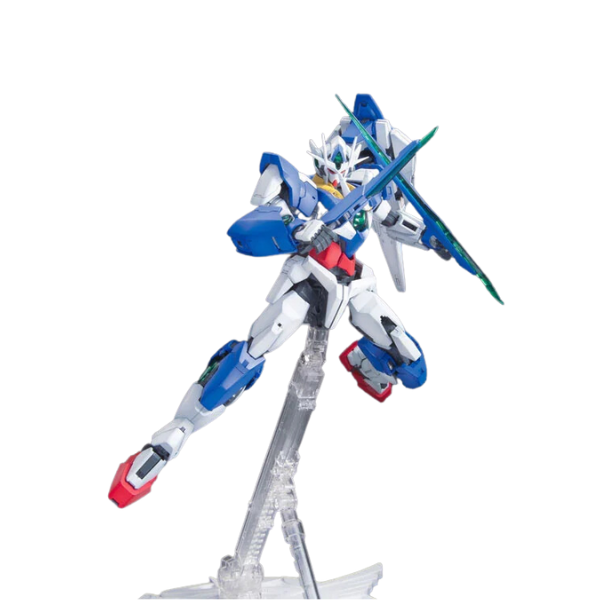 Gundam Express Australia Bandai 1/100 MG 00 Qan[T] Celestial Being Mobile Suit GNT-0000 front action pose seperate sword  