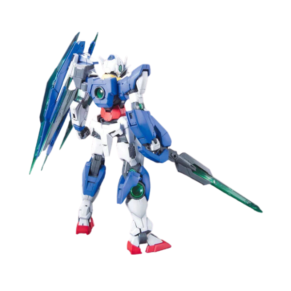 Gundam Express Australia Bandai 1/100 MG 00 Qan[T] Celestial Being Mobile Suit GNT-0000 action pose back