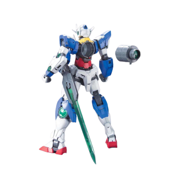 Gundam Express Australia Bandai 1/100 MG 00 Qan[T] Celestial Being Mobile Suit GNT-0000 back actin pose