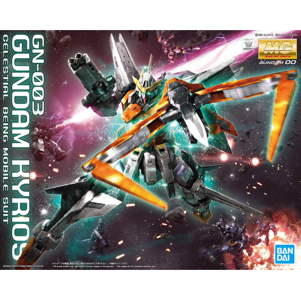 Gundam Express Australia Bandai 1/100 MG GN-003 Gundam Kyrios package artwork