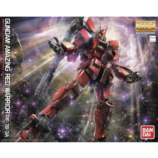 Gundam Express Australia Bandai 1/100 MG Gundam Amazing Red Warrior package artwork