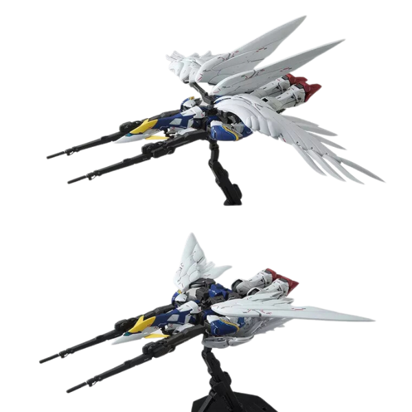 Gundam Express Australia Bandai 1/100 MG XXXG-00W0 Wing Gundam Zero Ver.Ka split image transformation