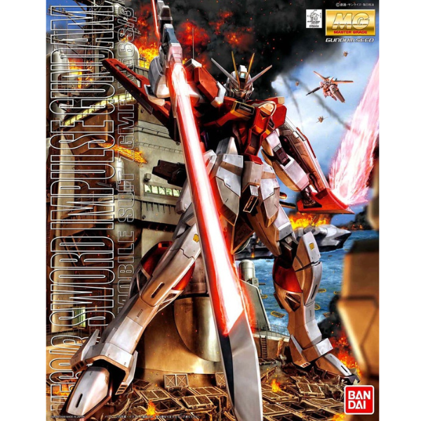 Gundam Express Australia Bandai 1/100 MG ZGMF-X56S/B Sword Impulse Gundam Z.A.F.T. Mobile Suit package artwork